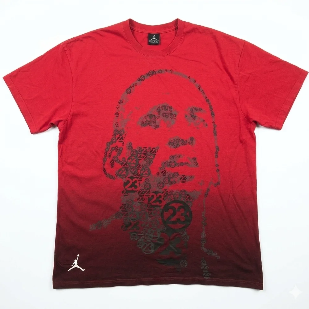 Vintage 2008‎ Jordan Michael Jordan Mosaic Portrait Ombre Mens XL